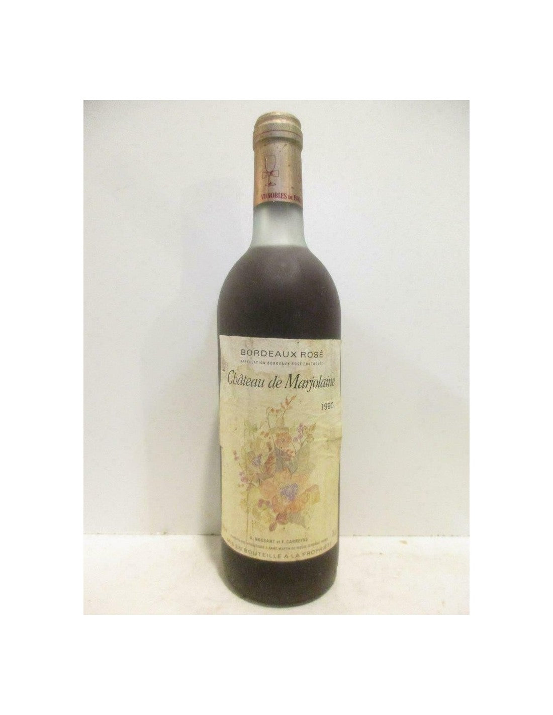 1990 - bordeaux - château de marjolaine - rosé - bordeaux - Just Wines 