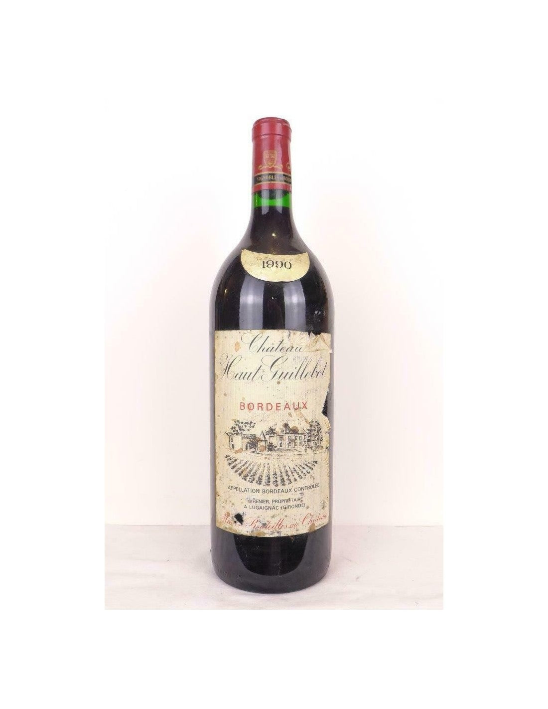 1990 - bordeaux - château haut guillebot magnum 150 cl - rouge - bordeaux - Just Wines 