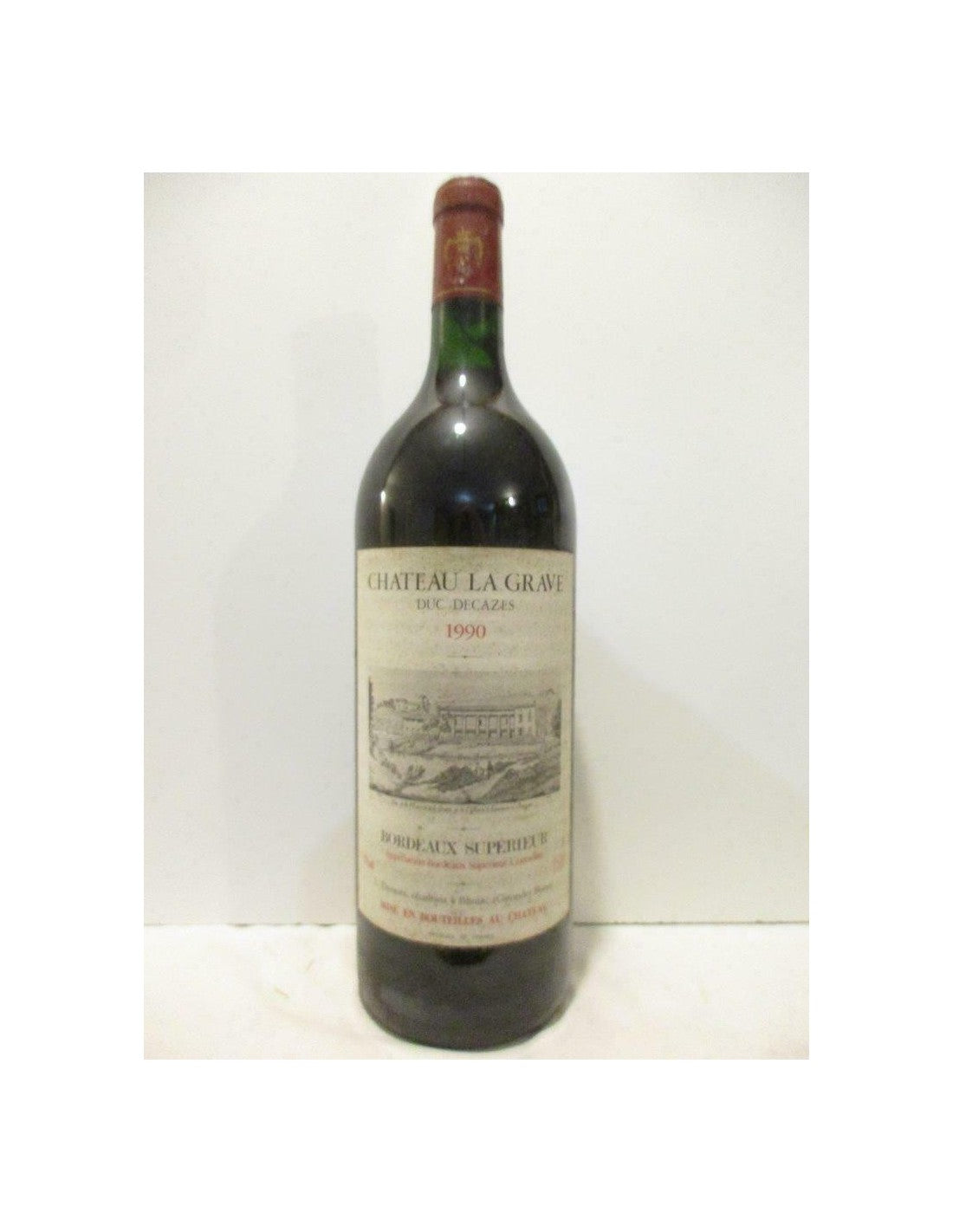 1990 - bordeaux supérieur - château la grave duc decazes magnum 150 cl - rouge - bordeaux - Just Wines 