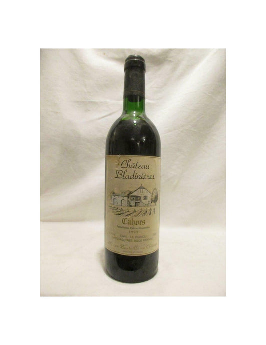 1990 - cahors - château bladinières - rouge - sud-ouest - Just Wines 