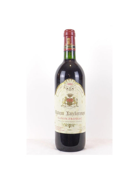 1990 - canon-fronsac - château larchevesque - rouge - bordeaux - Just Wines 