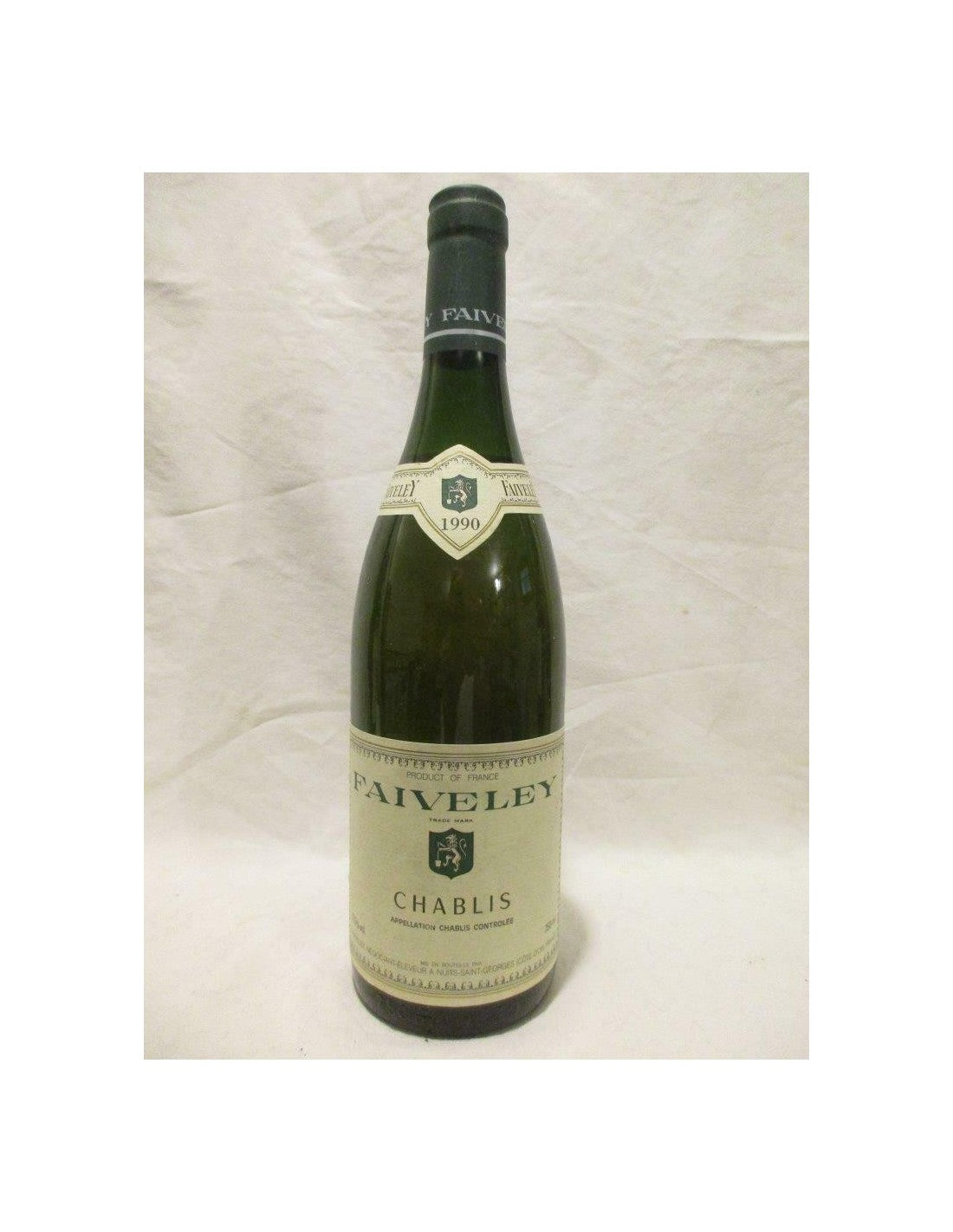 1990 - chablis - faiveley - blanc - bourgogne france - Just Wines 