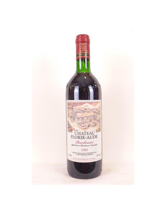 1990 - côtes de bourg - château florie-aude - rouge - bordeaux - Just Wines 