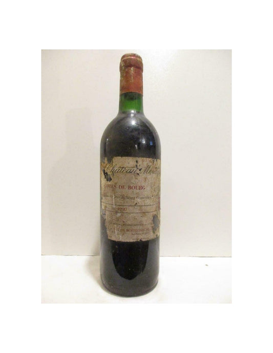 1990 - côtes de bourg - château moulineau (étiquette et capsule abîmées) - rouge - bordeaux - Just Wines 