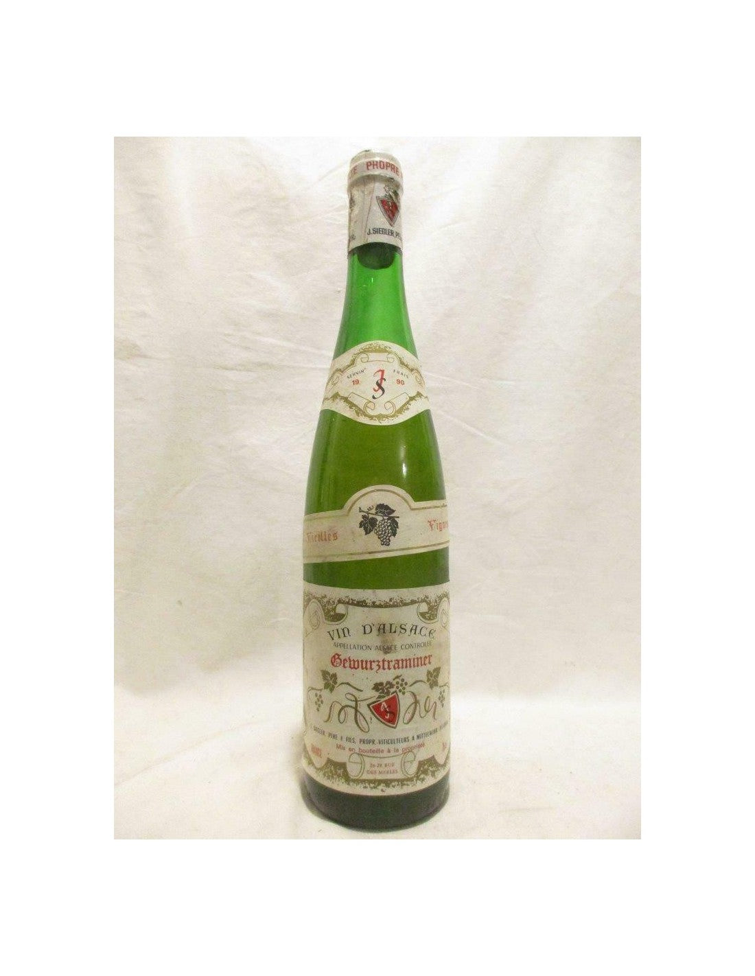 1990 - gewurztraminer - siegler vieilles vignes - blanc - alsace - Just Wines 