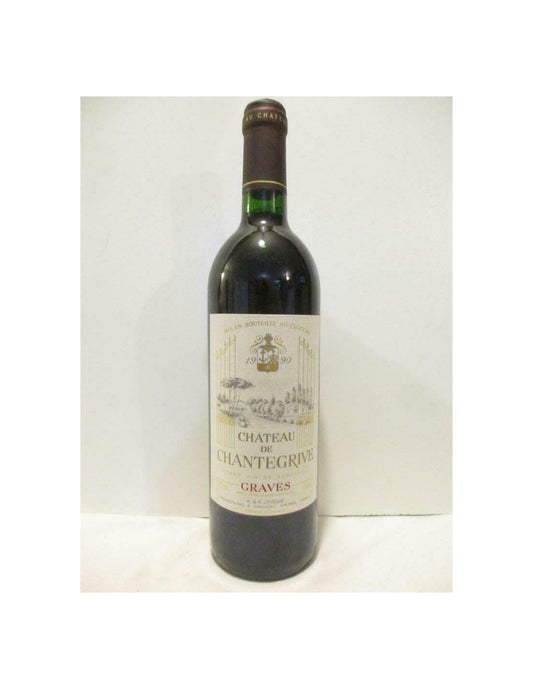 1990 - graves - château de chantegrive - rouge - bordeaux - Just Wines 