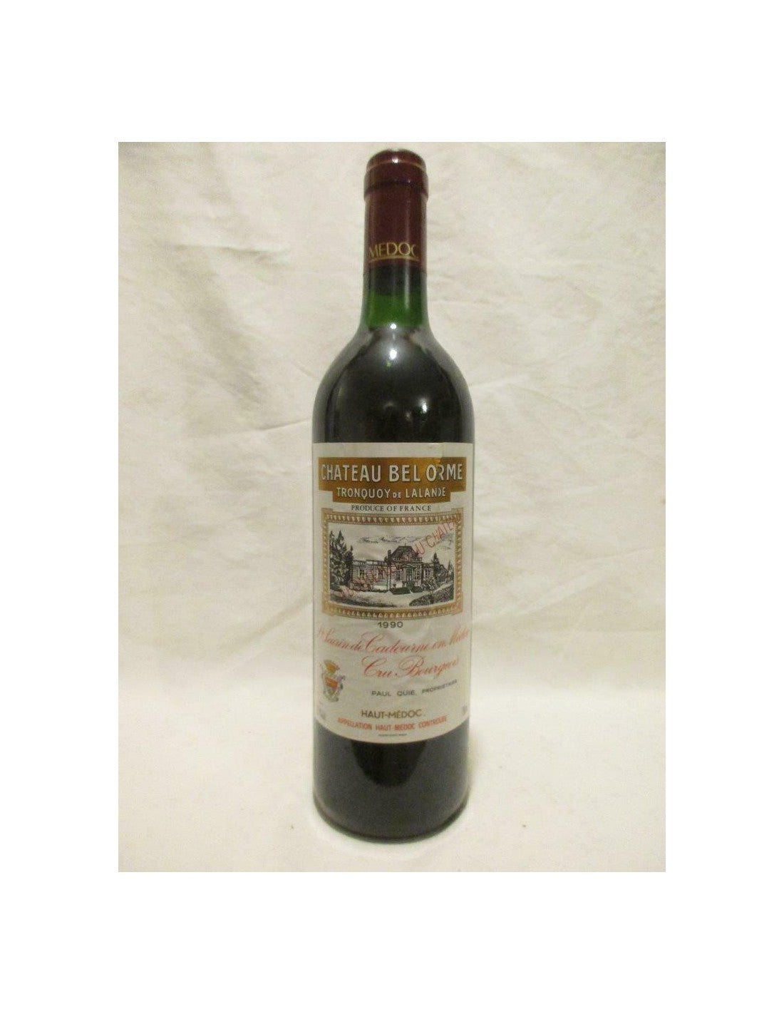 1990 - haut-médoc - château bel orme tronquoy de lalande cru bourgeois - rouge - bordeaux france - Just Wines 