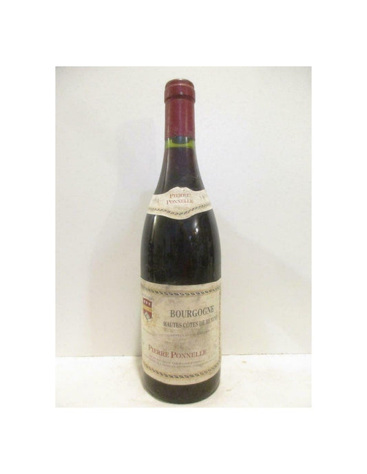 1990 - hautes côtes de beaune - pierre ponnelle - rouge - bourgogne - Just Wines 