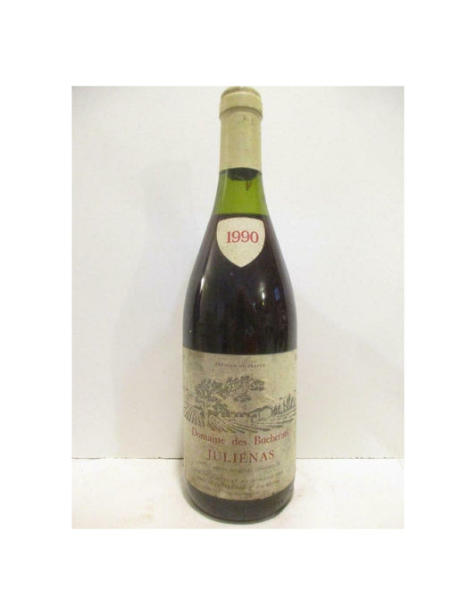 1990 - juliénas - domaine des bucherats - rouge - beaujolais - Just Wines 