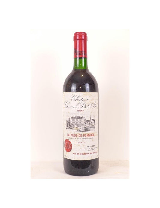 1990 - lalande de pomerol - château chevrol bel air - rouge - bordeaux - Just Wines 