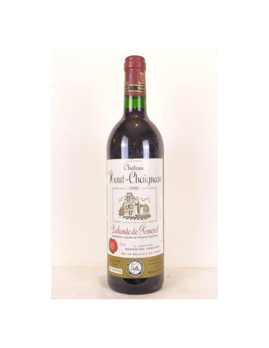 1990 - lalande de pomerol - château haut-chaigneau - rouge - bordeaux - Just Wines 