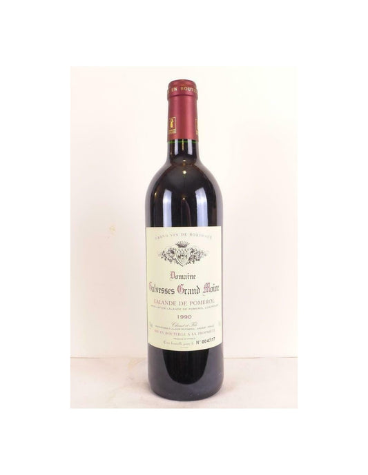 1990 - lalande de pomerol - domaine galvesses grand moine - rouge - bordeaux - Just Wines 