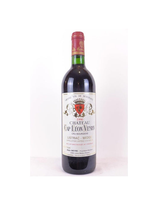 1990 - listrac - château cap léon veyrin cru bourgeois - rouge - bordeaux - Just Wines 