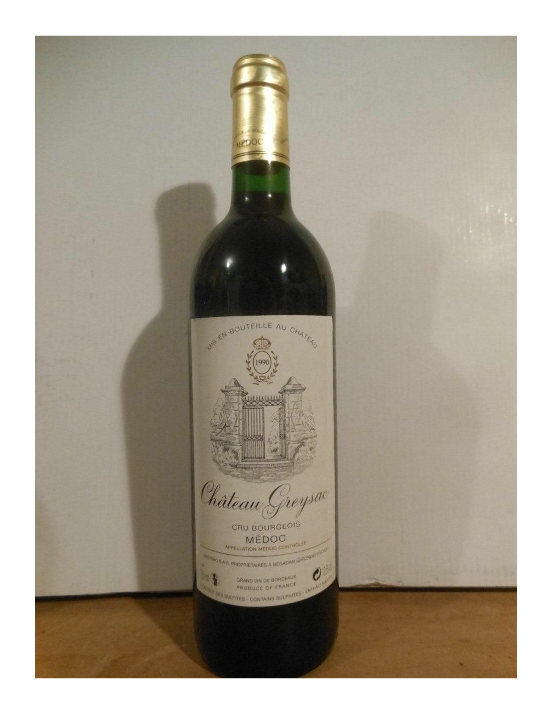 1990 - médoc - château greysac cru bourgeois - rouge - bordeaux france - Just Wines 