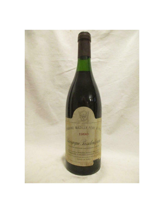 1990 - passetoutgrain - domaine mazilly (b2) - rouge - bourgogne - Just Wines 