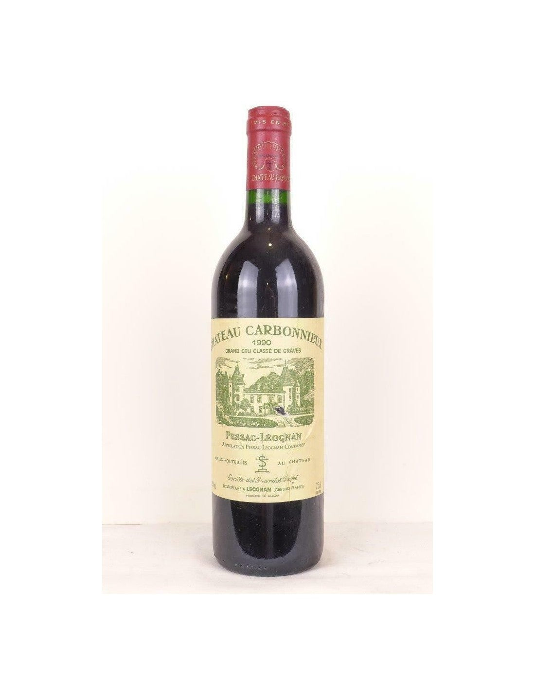 1990 - pessac-léognan - château carbonnieux grand cru classé (accro étiquette) - rouge - bordeaux - Just Wines 