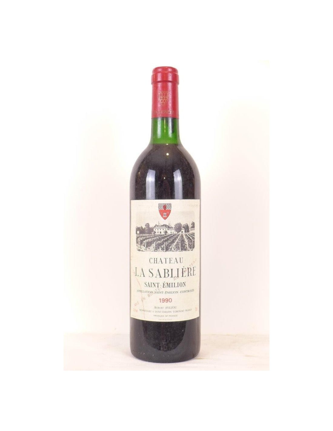 1990 - saint-émilion - château la sablière - rouge - bordeaux - Just Wines 