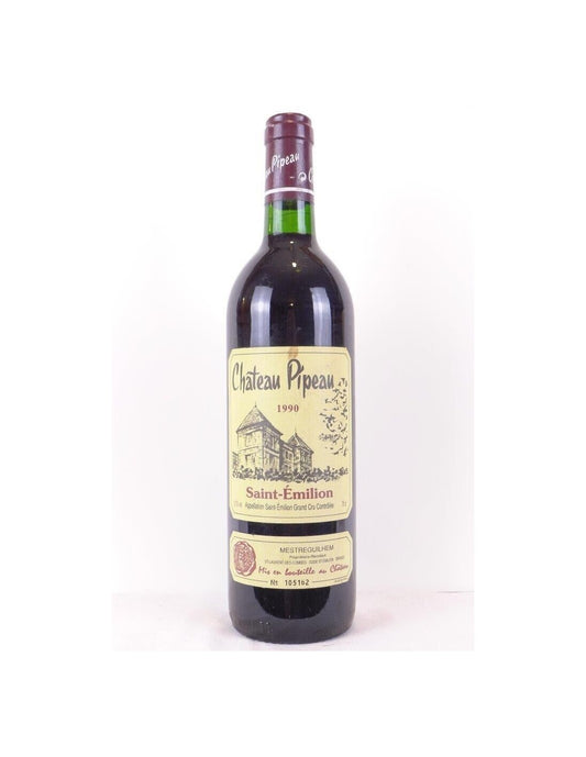 1990 - saint-émilion - château pipeau grand cru - rouge - bordeaux - Just Wines 