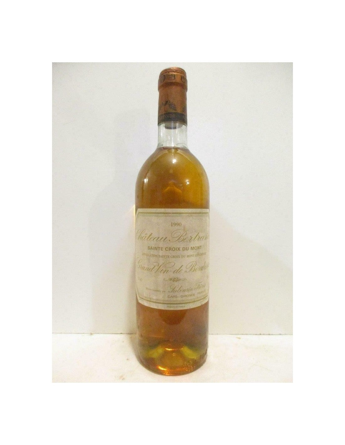 1990 - sainte-croix du mont - château bertrand - liquoreux - bordeaux - Just Wines 