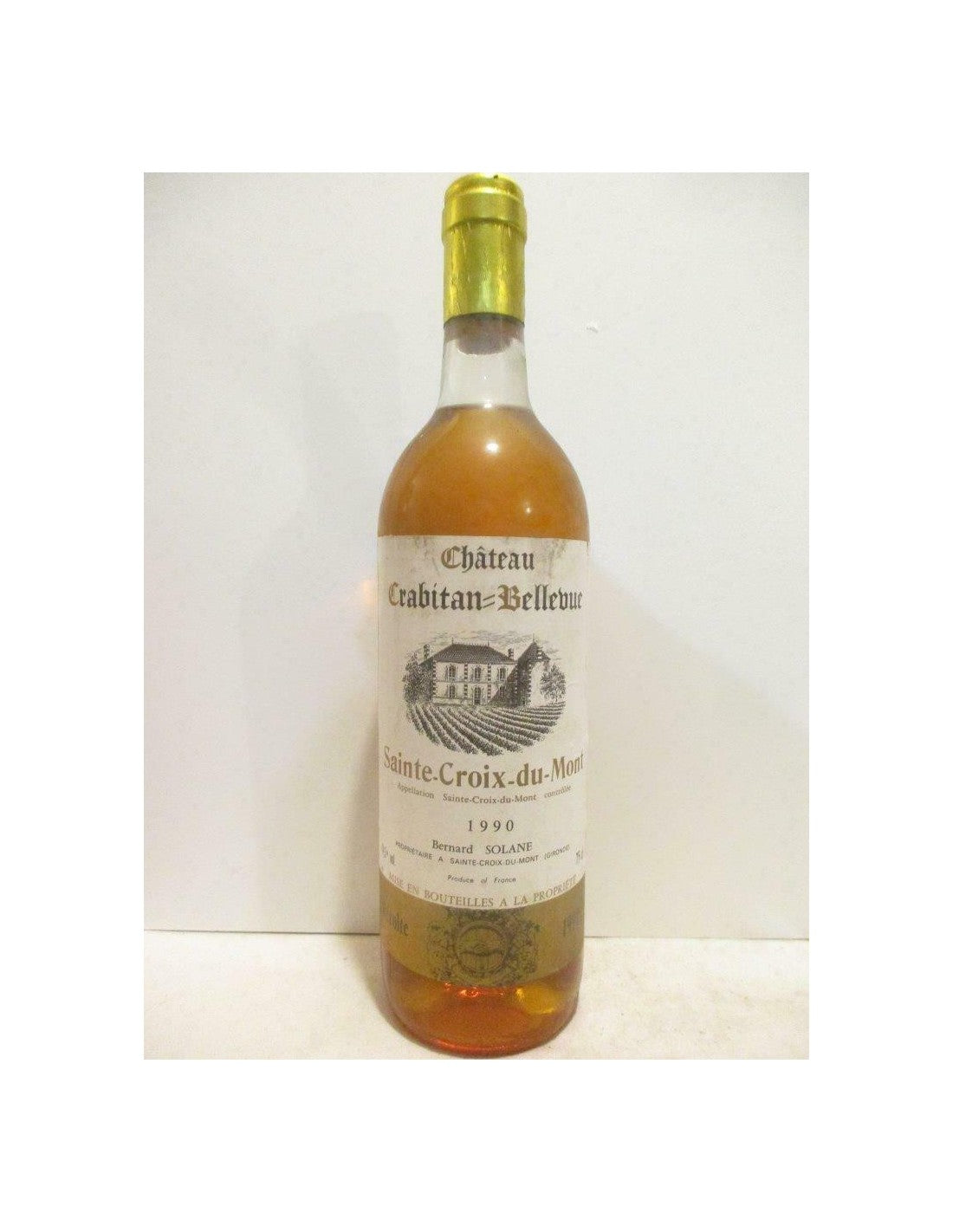 1990 - sainte-croix du mont - château crabitan-bellevue - liquoreux - bordeaux - Just Wines 