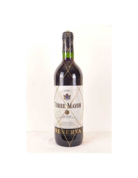 1990 - utiel requena - torre mayor reserva - rouge - valencia Espagne - Just Wines 