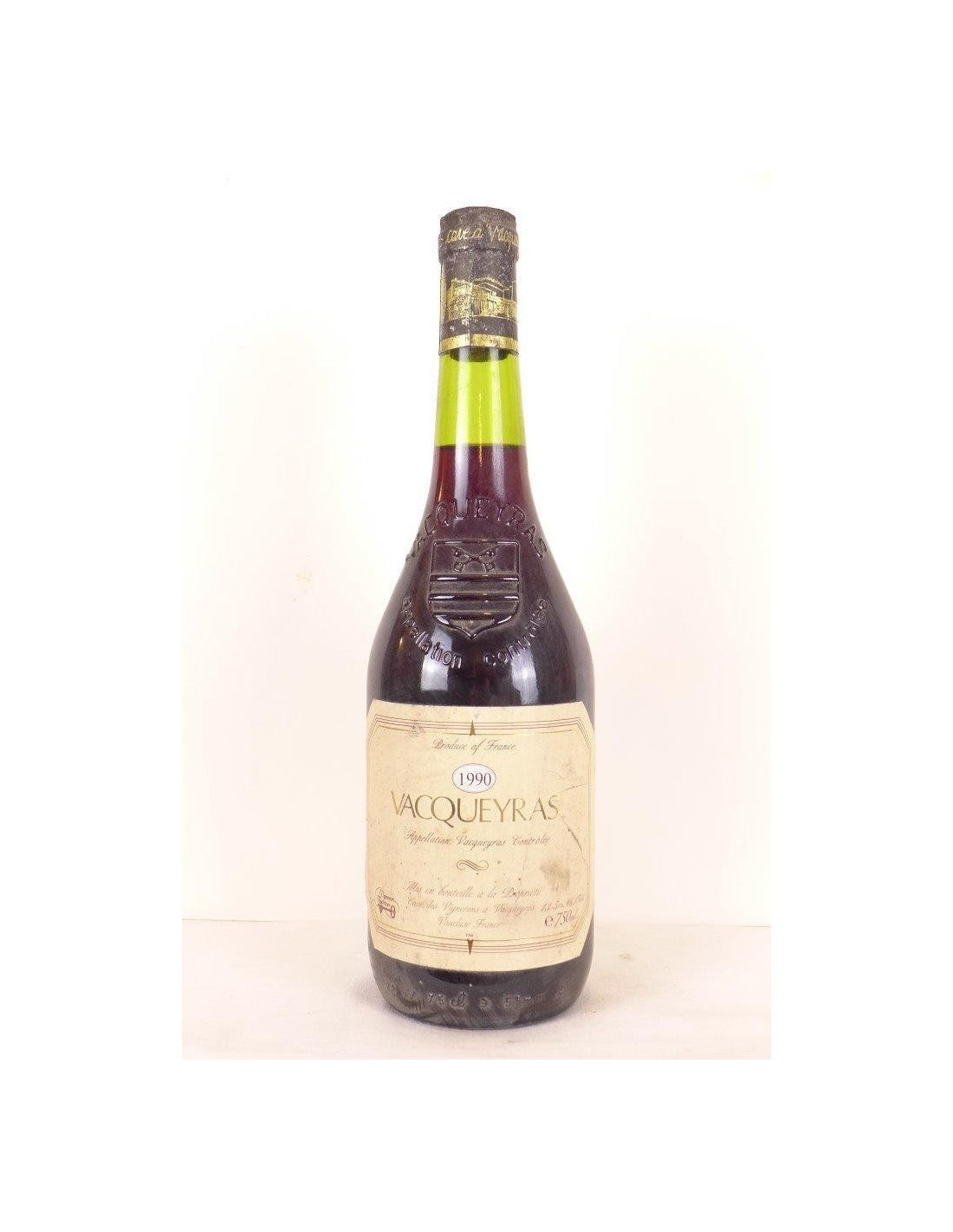 1990 - vacqueyras - cave des vignerons - rouge - rhône - Just Wines 