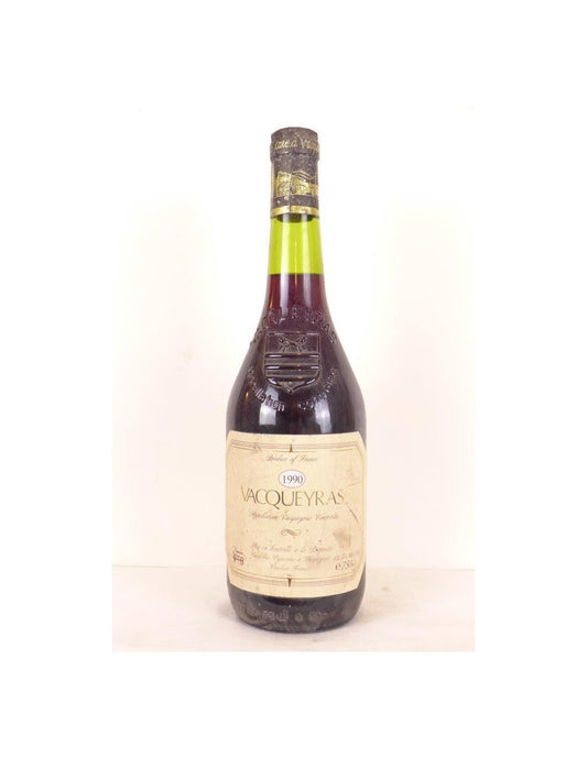 1990 - vacqueyras - cave des vignerons - rouge - rhône - Just Wines 