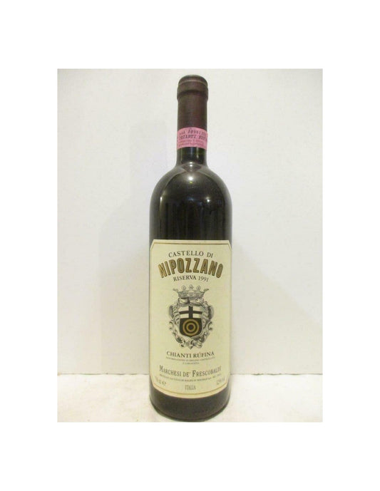 1991 - chinati rufina - castello di nipozzano riserva - rouge - toscane Italie - Just Wines 