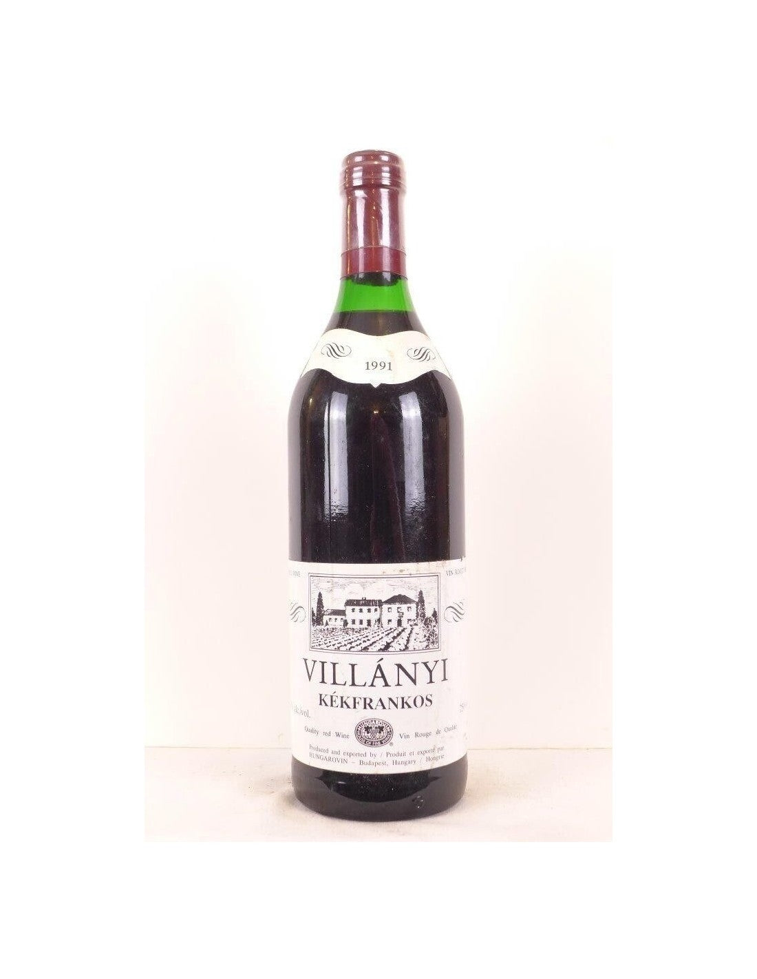 1991 - hungoravin kekfrankos - rouge - villanyi Hongrie - Just Wines 