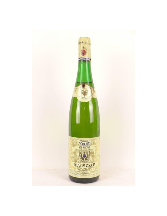 1991 - muscat - scherb - blanc - alsace - Just Wines 