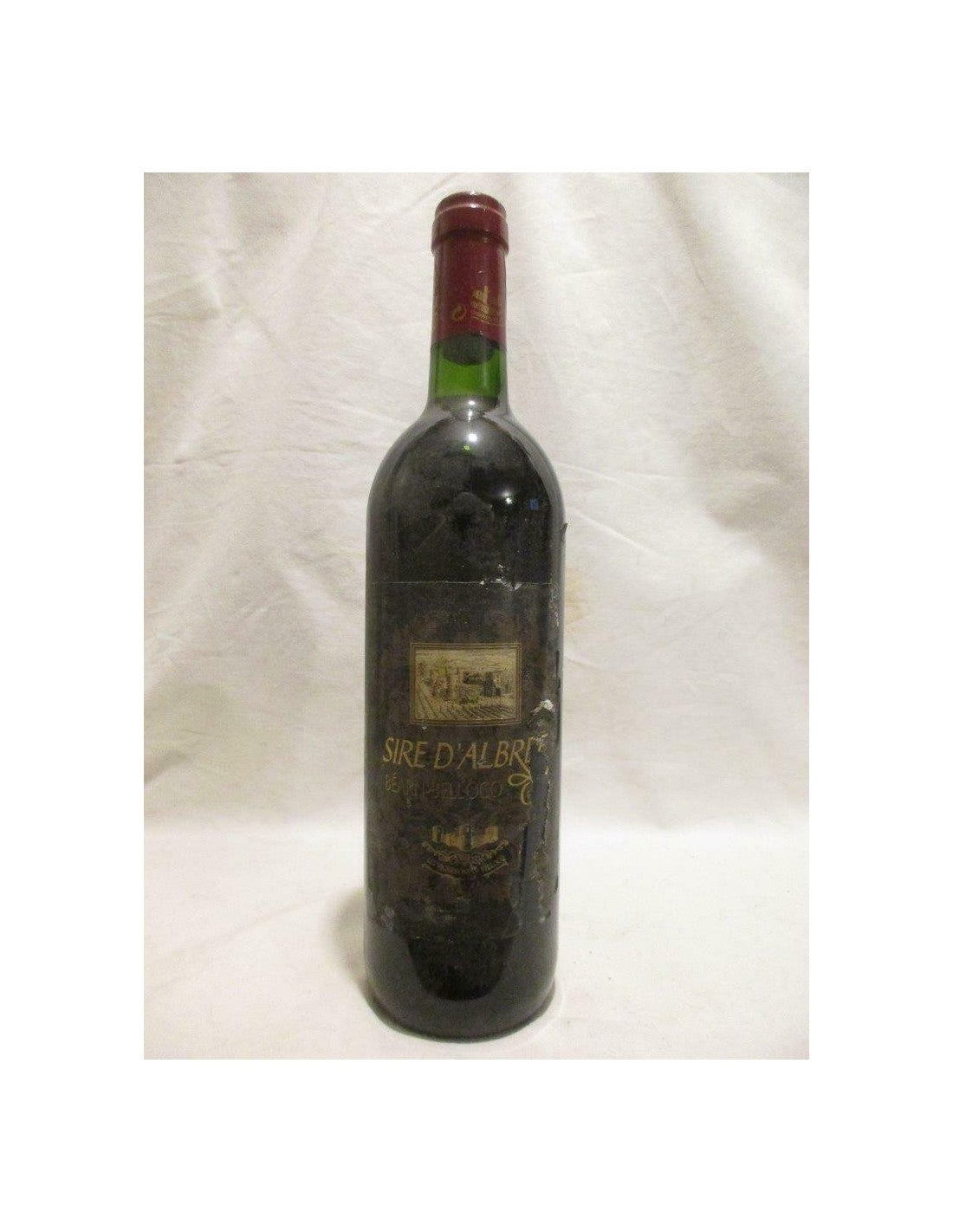 1992 - béarn-bellocq - sire d'albret (étiquette abîmée, année à peine lisible) - rouge - sud-ouest - Just Wines 