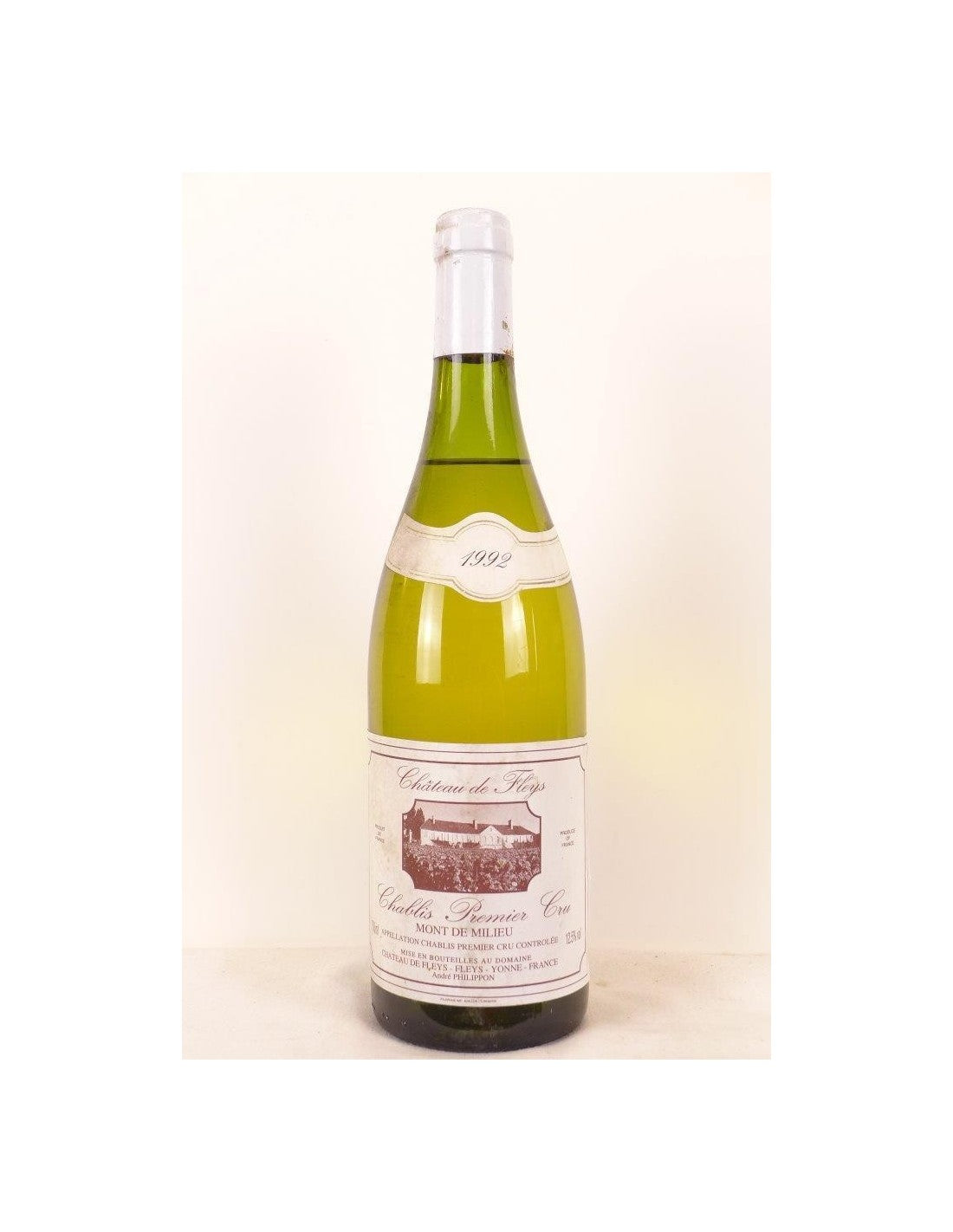 1992 - chablis - château de fleys premier cru mont de milieu - blanc - bourgogne - Just Wines 