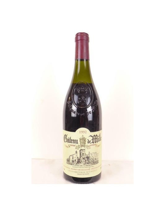 1992 - côtes du lubéron - château de mille - rouge - rhône - Just Wines 