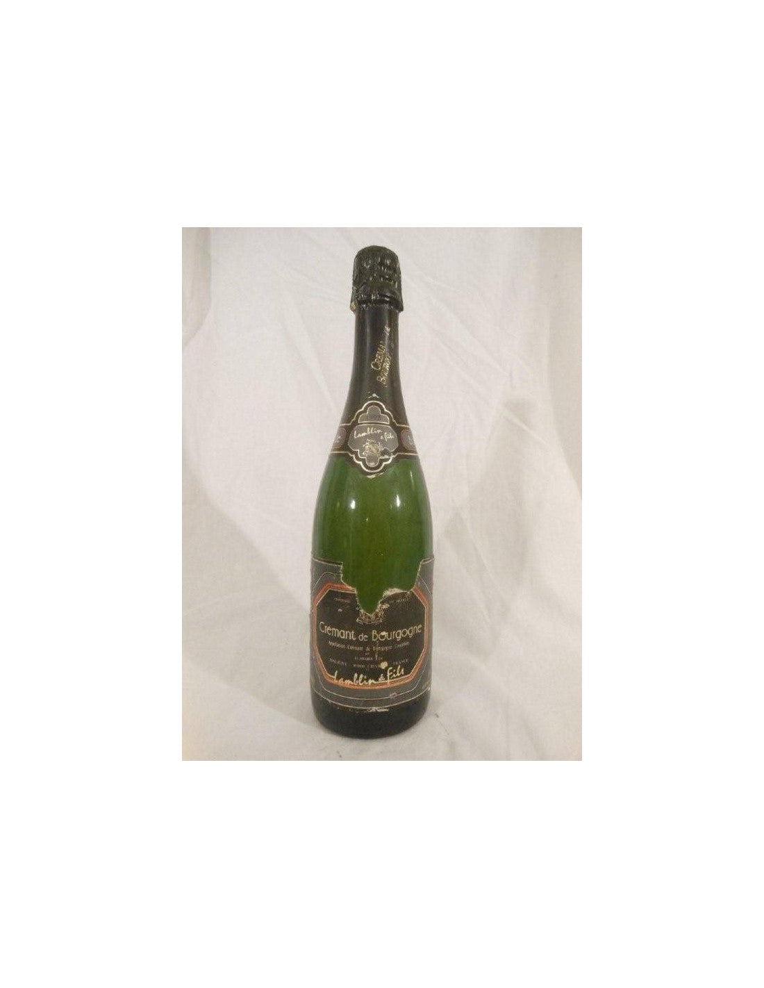 1992 - crémant - lamblin (étiquette déchirée) - pétillant - bourgogne - Just Wines 