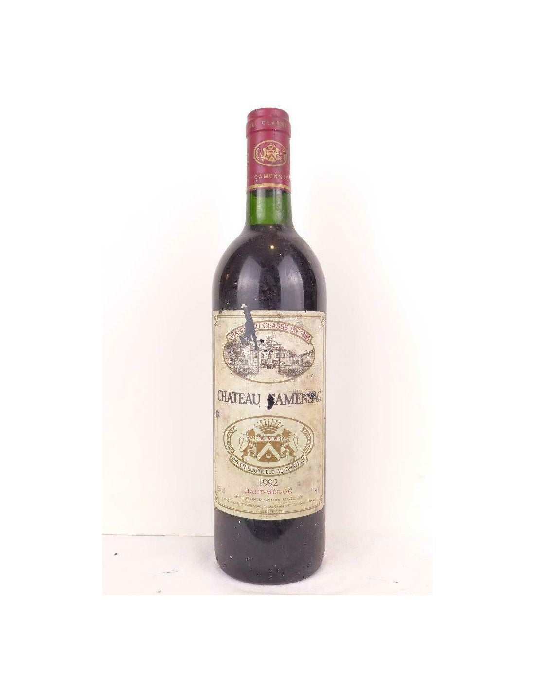 1992 - haut-médoc - château camensac grand cru classé (étiquette abîmée b1) - rouge - bordeaux - Just Wines 