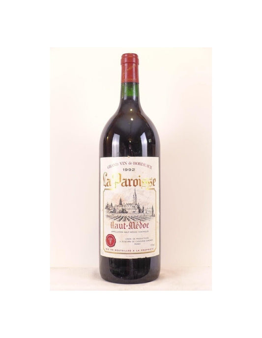 1992 - haut-médoc - la paroisse magnum 150 cl - rouge - bordeaux - Just Wines 