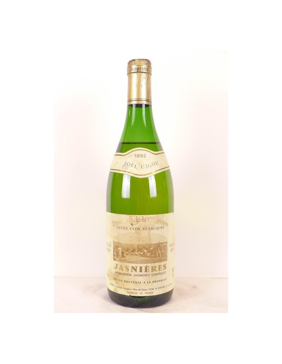 1992 - jasnières - joël gigou clos saint-jacques - blanc - loire - anjou - Just Wines 