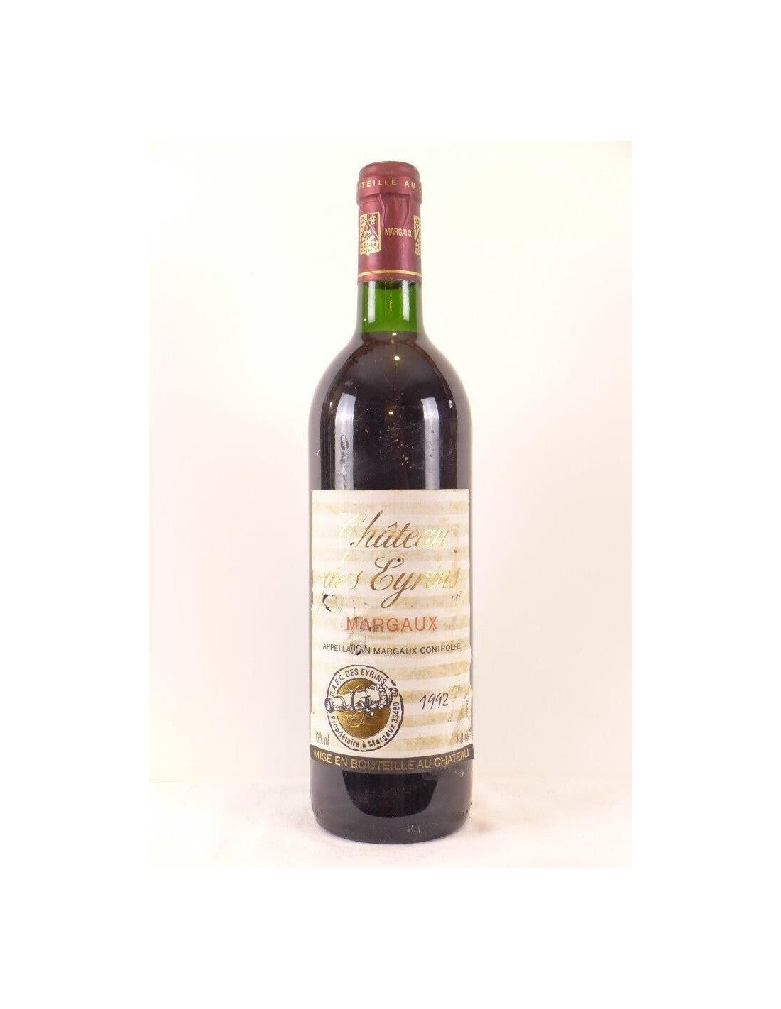 1992 - margaux - château des eyrins - rouge - bordeaux - Just Wines 