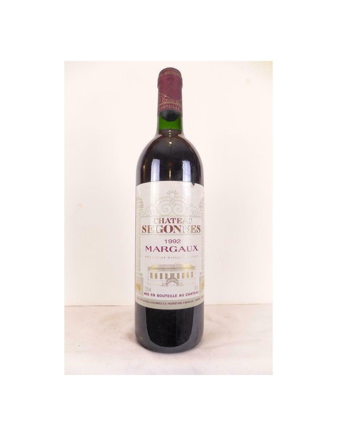 1992 - margaux - château segonnes - rouge - bordeaux - Just Wines 