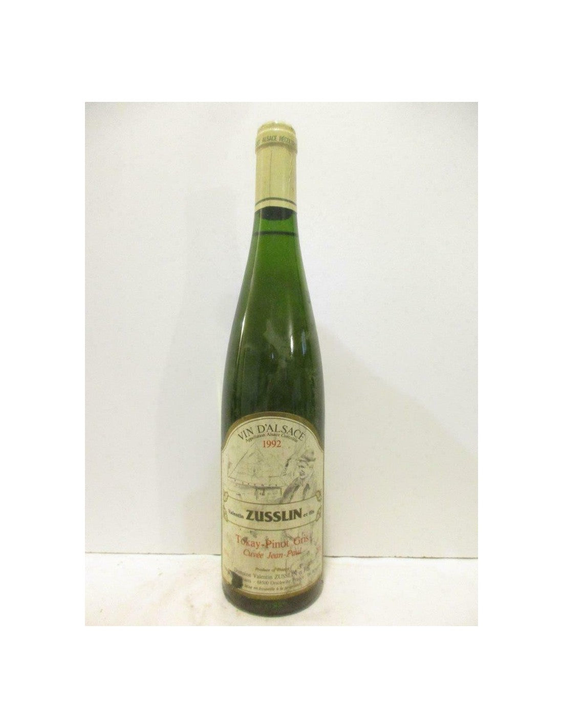 1992 - pinot gris - valentin zusslin cuvée jean-paul - blanc - alsace - Just Wines 