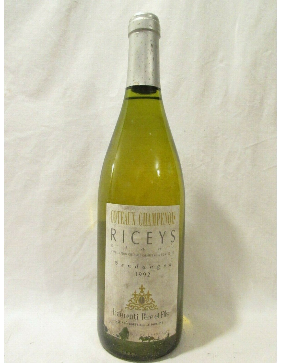 1992 - riceys blanc - laurenti - blanc - coteaux champenois - Just Wines 