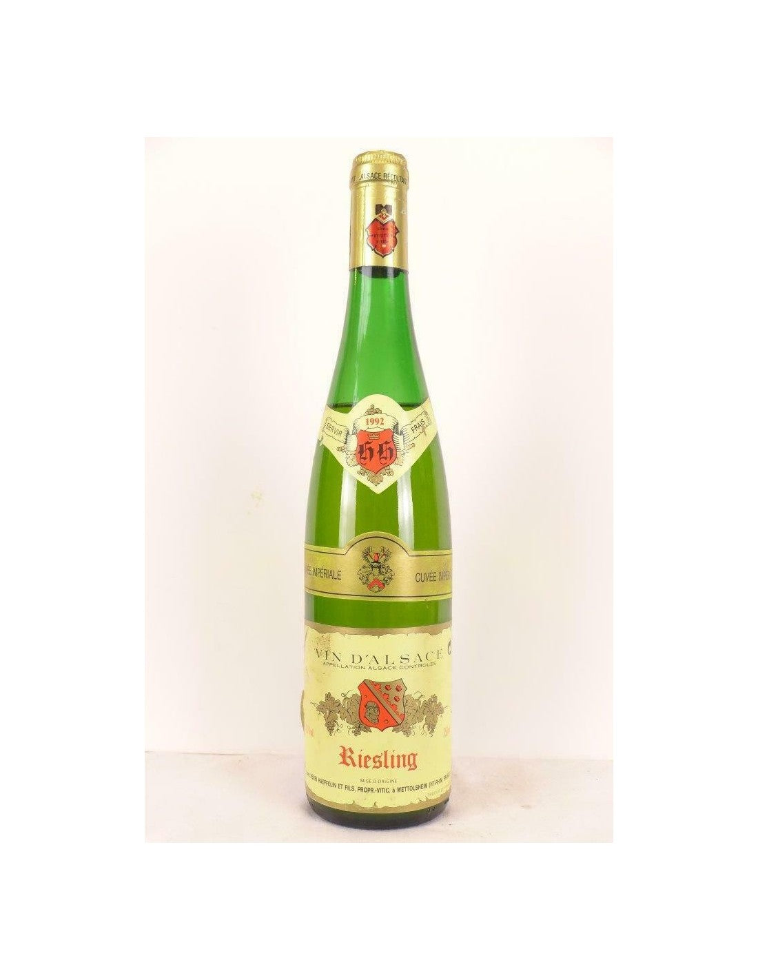 1992 - riesling - Henri Haeffelin impériale (niveau bas) - blanc - alsace - Just Wines 