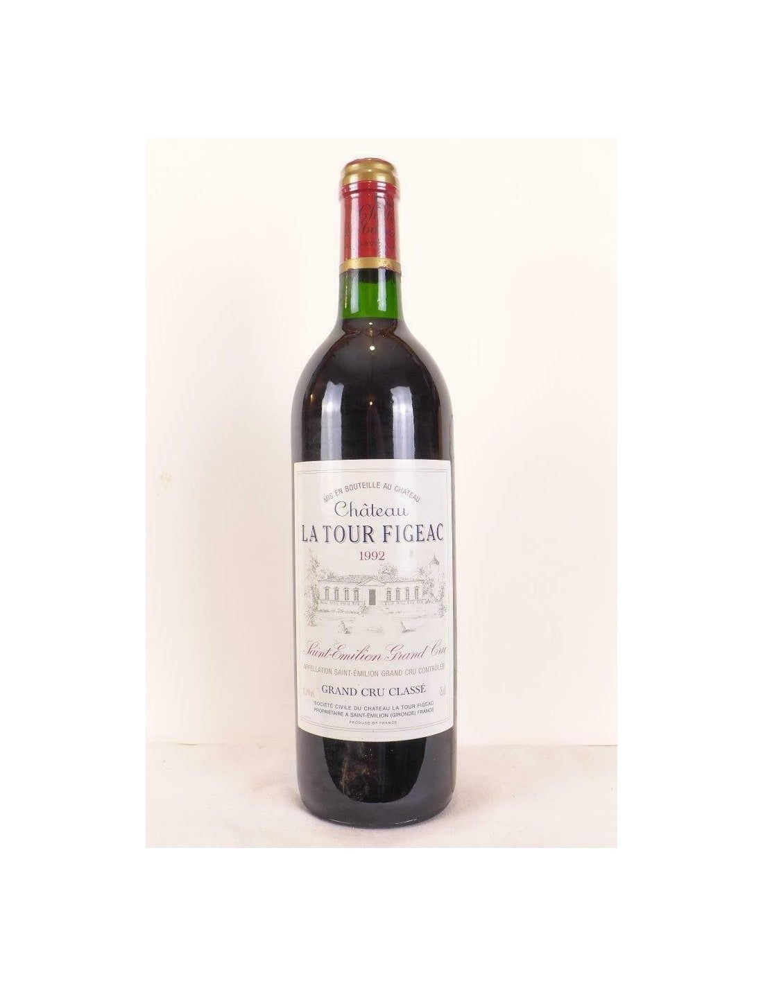 1992 - saint-émilion - château la tour figeac grand cru - rouge - bordeaux - Just Wines 