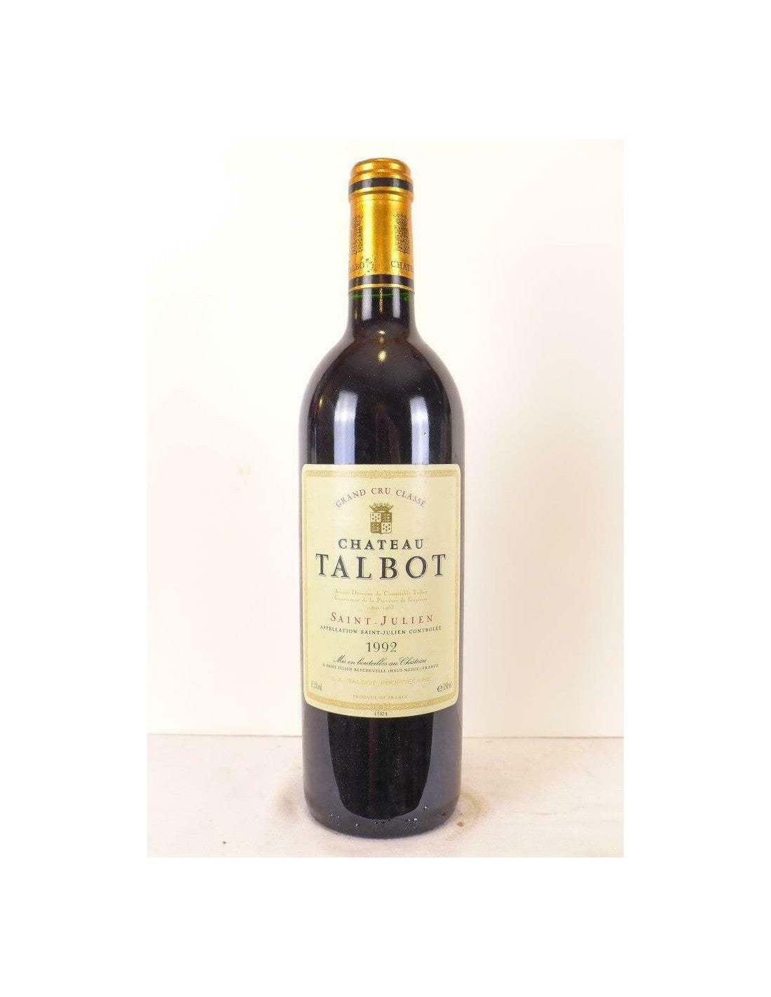 1992 - saint-julien - château talbot grand cru classé - rouge - bordeaux - Just Wines 