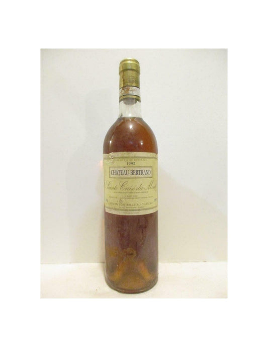 1992 - sainte-croix du mont - château bertrand - liquoreux - bordeaux - Just Wines 