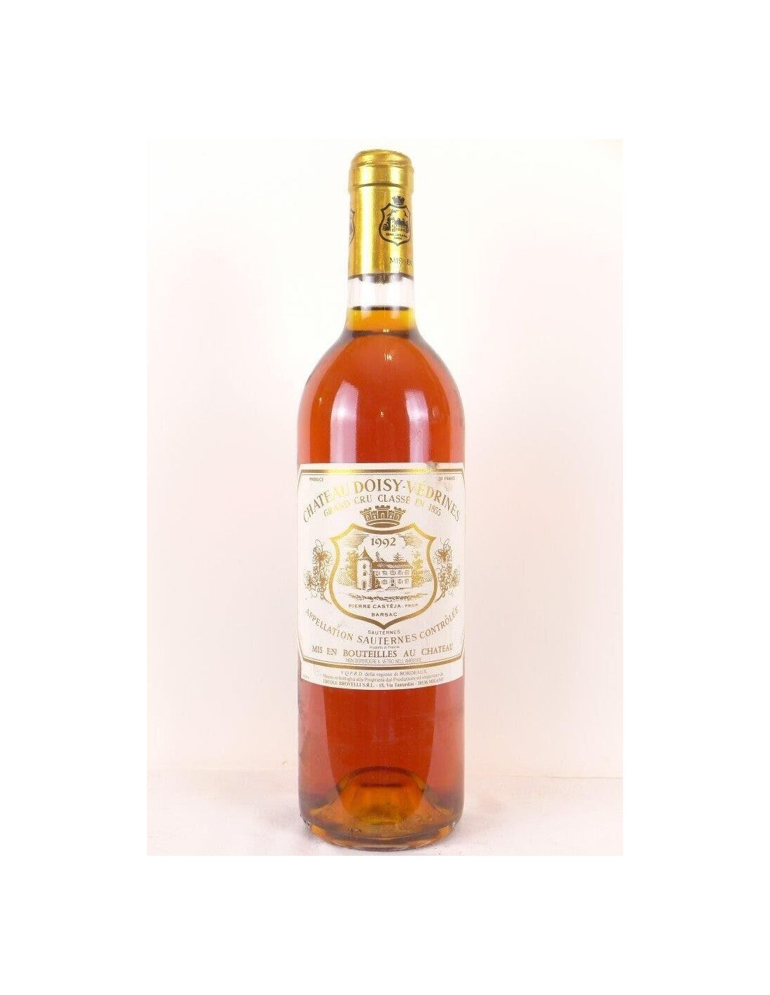 1992 - sauternes - château doisy-védrines grand cru classé - liquoreux - bordeaux - Just Wines 