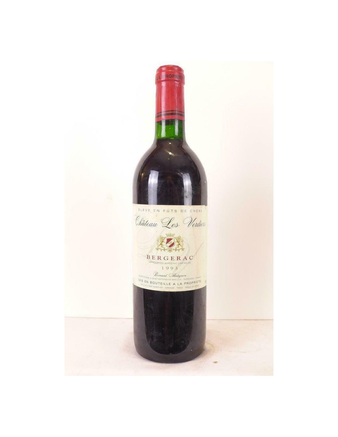 1993 - bergerac - château les verdiers fût de chêne - rouge - sud-ouest - Just Wines 