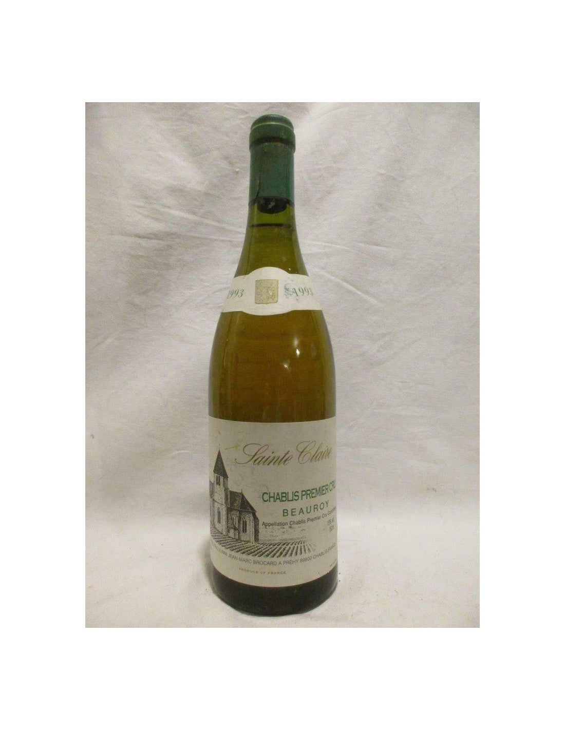 1993 - chablis - jean-marc brocard premier cru beauroy sainte claire - blanc - bourgogne - Just Wines 