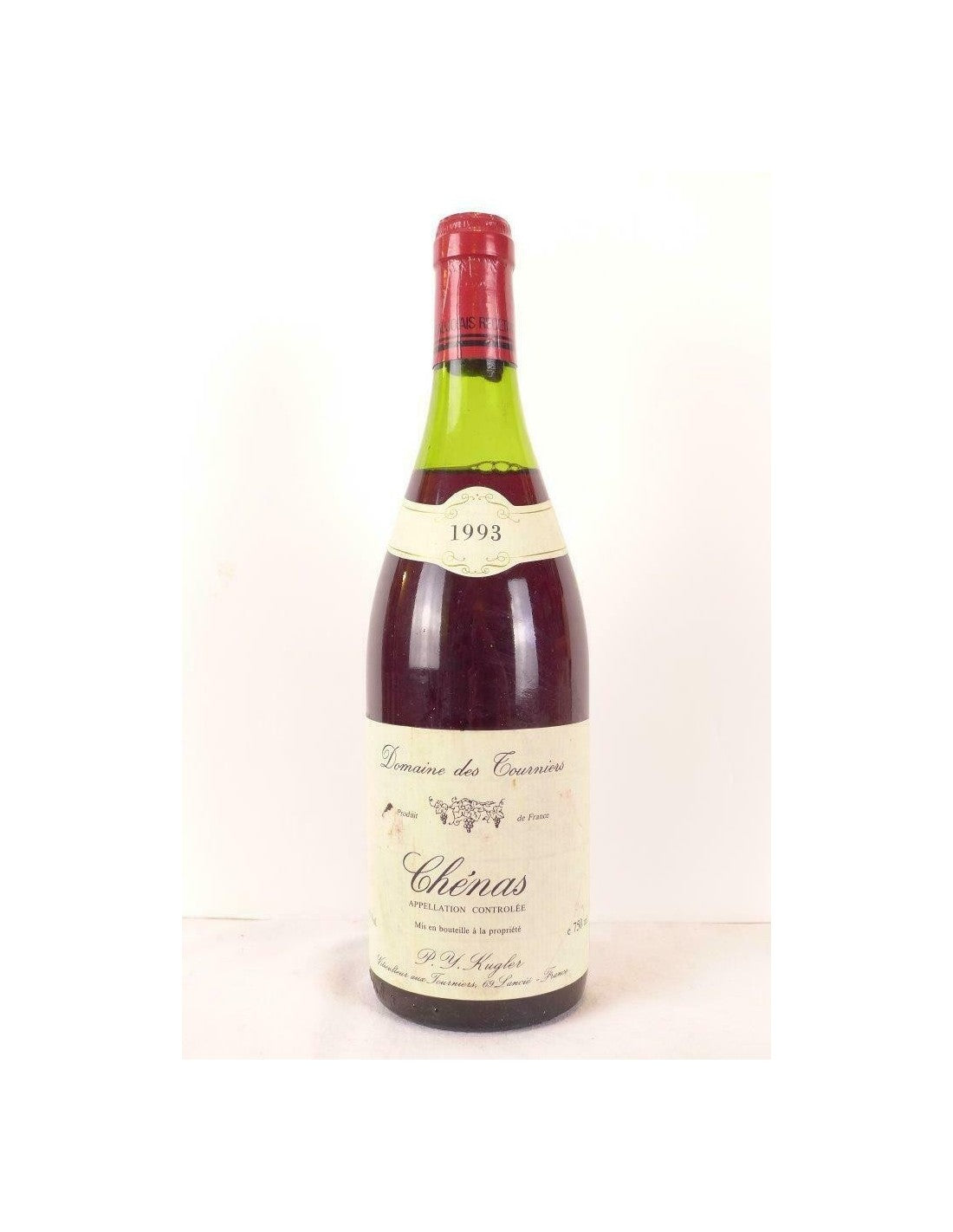 1993 - chénas - domaine des tourniers (b2) - rouge - beaujolais - Just Wines 