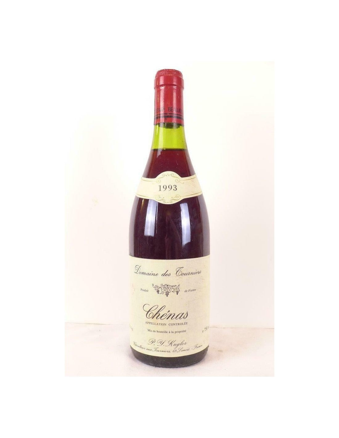 1993 - chénas - domaine des tourniers - rouge - beaujolais - Just Wines 